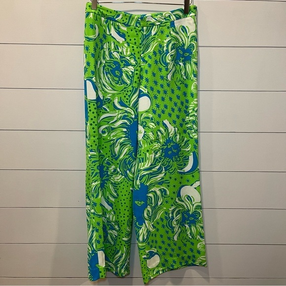 Lilly Pulitzer Pants - Lilly Pulitzer Bianca Wide Leg Palazzo Pant Womens Size 4